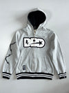 DDD Double Diamond | Grey Lightning Logo Zip Hoodie | (S/M)