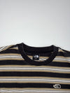 The North Face Striped Long Sleeve Tee – Black/Olive/White, Men’s (L)