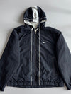 Nike Vintage Hooded Windbreaker Jacket Black (XL)