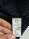 Chaps Navy Cotton Knit Crewneck Sweater – (2XL)