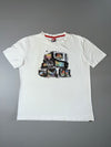 Puma Sportlifestyle White TV Screens Graphic T-Shirt (L)