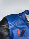 Vintage “V” Leather Two-Piece Racing Suit (Jacket Size : M) (Pant Waist :34 |Length : 39)