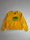Roots Beaver Logo Crewneck Sweatshirt – Gold/Green (M)