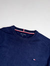Tommy Hilfiger Cotton Knit Crewneck Sweater – Navy (S)