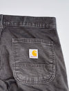 Carhartt Relaxed Fit Carpenter Pants – Black/Grey  (W:30 L:38)