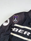 Bering Mesh Motorcycle Racing Jacket – Black/White (M)