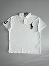 Polo Ralph Lauren Big Pony Custom Slim Fit Polo – White (XL)