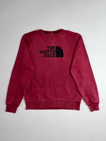 The North Face | Red Embroidered Logo Crewneck Sweatshirt (M)