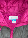 Columbia Grey/Pink Colorblock Puffer Jacket (M)