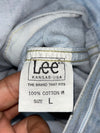 Vintage Lee Gossip Light Wash Denim Trucker Jacket Women’s (M/L)