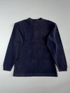 GAP Arch Logo Long Sleeve Tee – Navy (S)