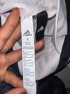 Adidas Z.N.E. reversible Heather Grey Black Stripe Hoodie (S)