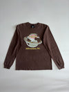 Harley-Davidson Museum Milwaukee Globe Graphic Long Sleeve T-Shirt – Brown (M/L)