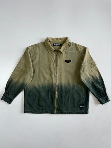 WODSTK  Ombre Dip-Dye Harrington Jacket (L)