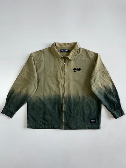 WODSTK  Ombre Dip-Dye Harrington Jacket (L)