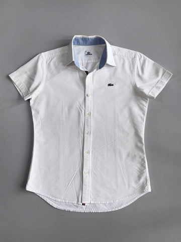 Lacoste | Short Sleeve Oxford Button-Up | S