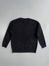 Adidas Essentials Three-Stripe Crewneck Sweatshirt in Black (L)