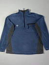 Mountain Hardwear Blue & Charcoal Quarter Zip Fleece – (M)