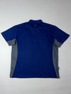 The North Face Quarter-Zip Short Sleeve Performance Jersey – Royal Blue / Grey (L)