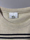 Vintage Lacoste Striped Cotton Knit Sweater (L)