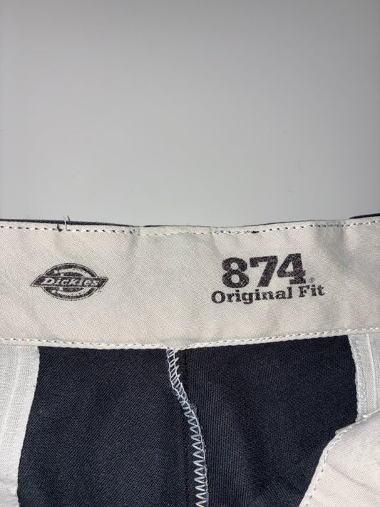 Dickies 874 Original Fit Black Work Pants (W:36) (L:43)