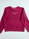 Tommy Jeans 1985 Logo Crewneck Sweatshirt – Burgundy (S)
