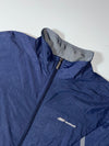 Reebok Full-Zip Windbreaker Jacket – Navy/Grey (2XL)