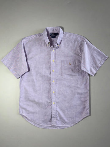 Polo Ralph Lauren Lavender Oxford Shirt –(M)