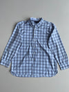 Tommy Hilfiger Blue Plaid Long Sleeve Button-Up Shirt (XL/2XL)