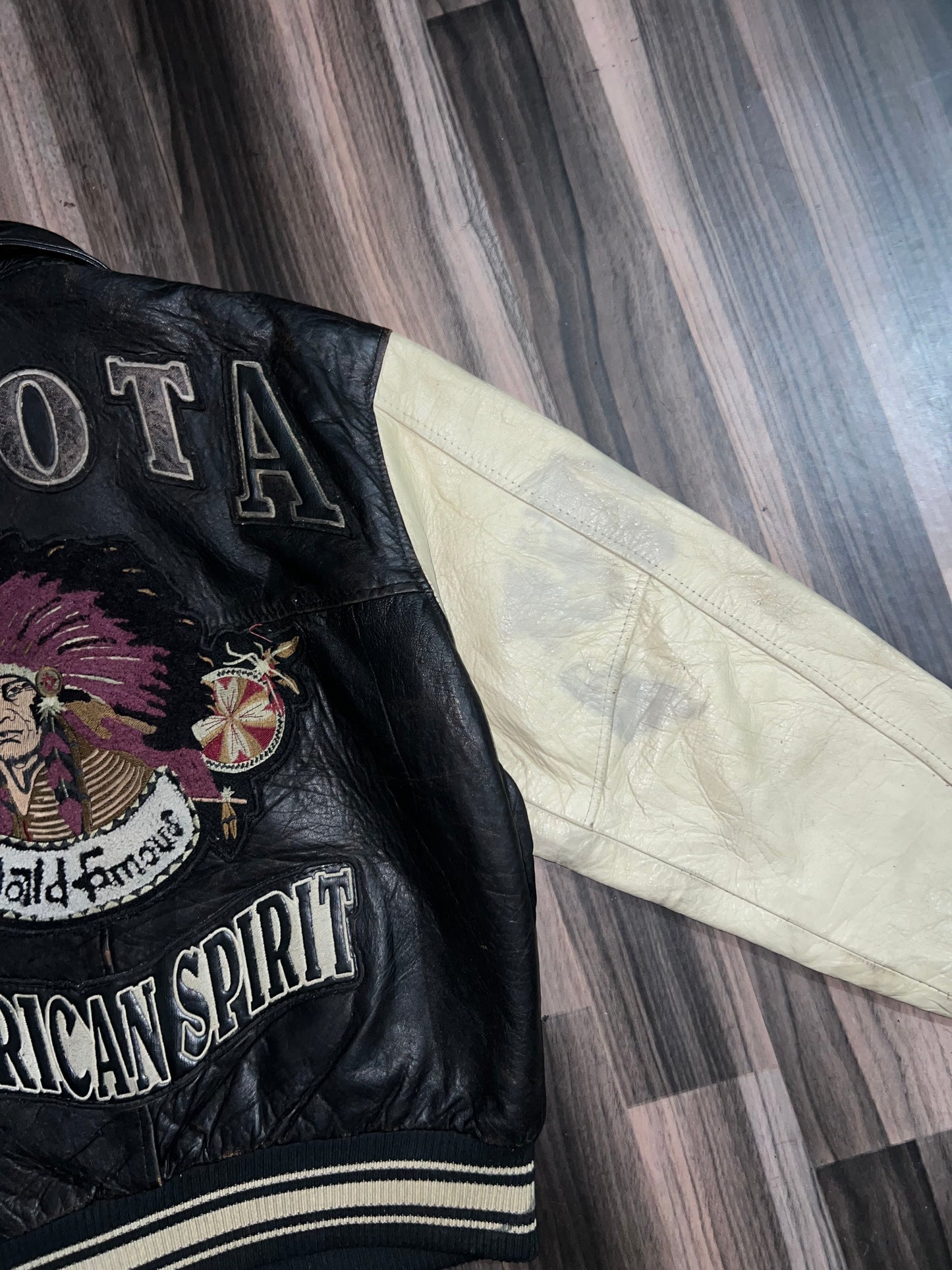 ZDAKOTA* Original Leather Jacket (SUPER RARE) (L) Very rare