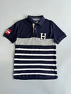 Tommy Hilfiger Colorblock Striped Rugby Polo (L)
