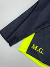 Saller Tech 72 Black & Neon Hooded Training Pullover (M)