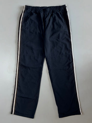 Hang Ten Black Track Pants w/ White Stripe Elastic(W:32|L:40)