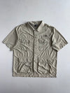 The North Face Beige Utility Cargo Short Sleeve Shirt(Xl)
