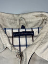 Vintage Tommy Hilfiger Beige Cotton Zip-Up Harrington Jacket (XL/2XL)