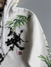 Nippon Blue Japanese Tiger Embroidered Rare Statement Piece (M)