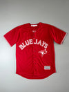Majestic MLB Toronto Blue Jays Red Alternate Jersey (L)
