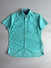 Tommy Hilfiger | Custom Fit Check Short Sleeve Shirt | Green/White (L/Xl)
