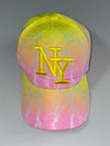 NY Lightning Bolt Tie-Dye Cap (Adjustable)