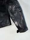 Dainese Black Leather Motorcycle Jacket PADDED (S)