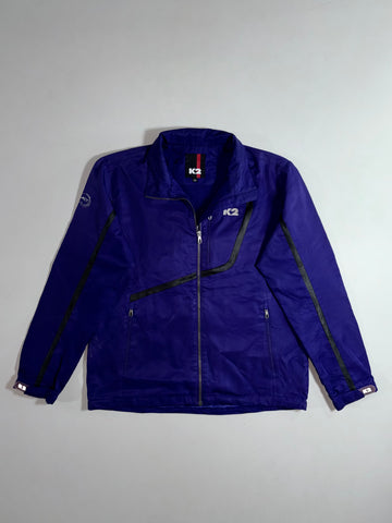 K2 Purple Full-Zip Track Jacket (L)