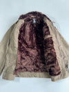 Hush | Olive Faux Fur Collar Jacket (M)