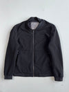 Minimal Black Bomber Jacket (S)