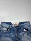 Vintage Y2K Bird & Floral Embroidered Baggy Jeans (W:33) (L:42)
