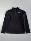 The North Face Black Glacier Quarter Zip Fleece (S)