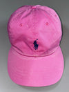 Polo Ralph Lauren Cap – Pink with Navy Pony (Adjustable)
