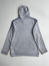Adidas Colorblock Pullover Hoodie – Grey/Navy (L)