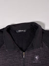 Black Yak Black & Charcoal Quarter-Zip Fleece Pullover – 95 (S)