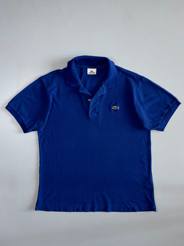 Lacoste L1212 Classic Pique Crocodile Logo Polo Shirt — Royal Blue (L)