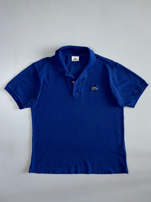 Lacoste L1212 Classic Pique Crocodile Logo Polo Shirt — Royal Blue (L)
